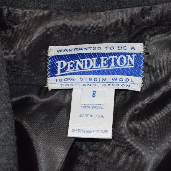 Vintage Pendleton 100% Wool Jacket & Skirt Set Jacket 8 Skirt 10 - Picture 2 of 13
